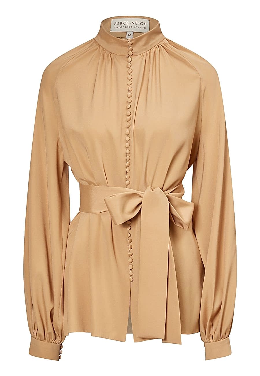 Блуза шелковая