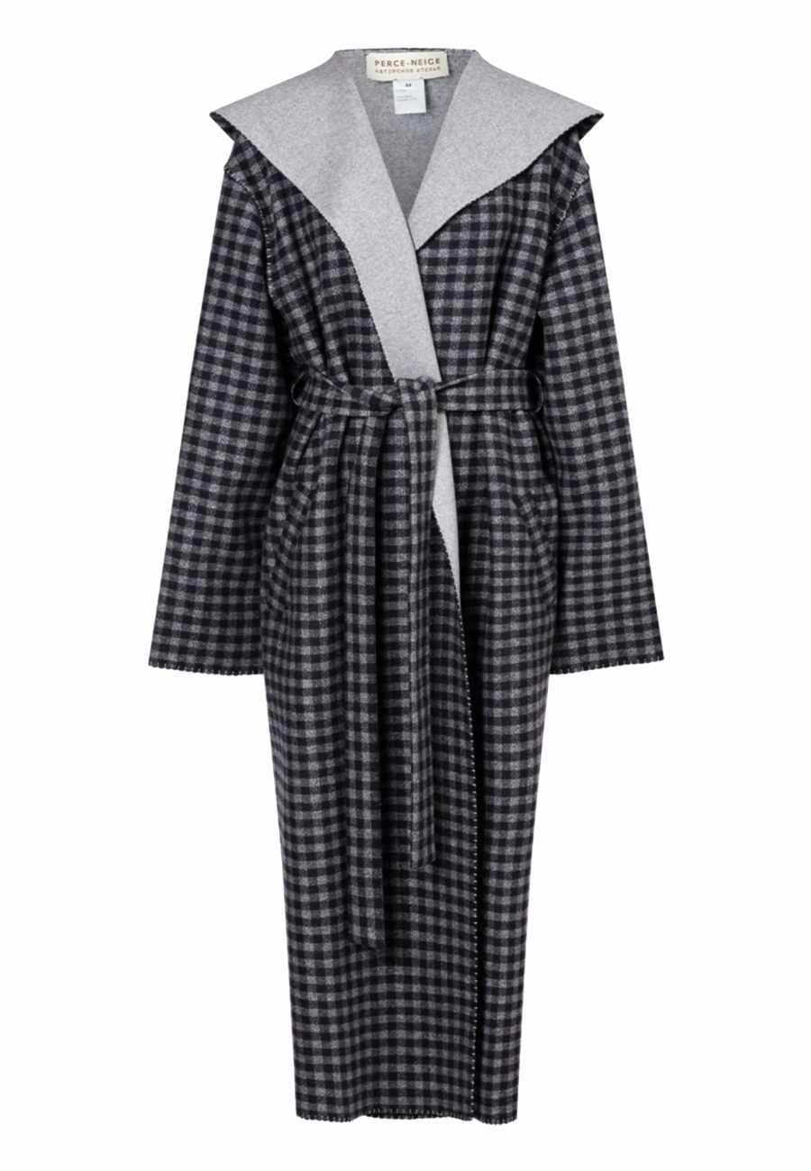 Пальто демисезонное с капюшоном