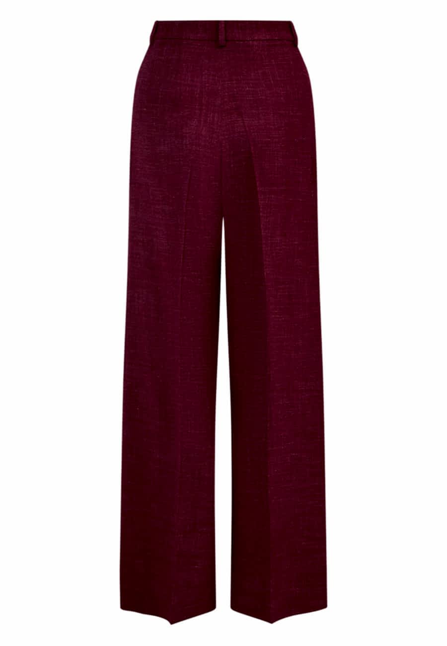 Брюки палаццо бордовые