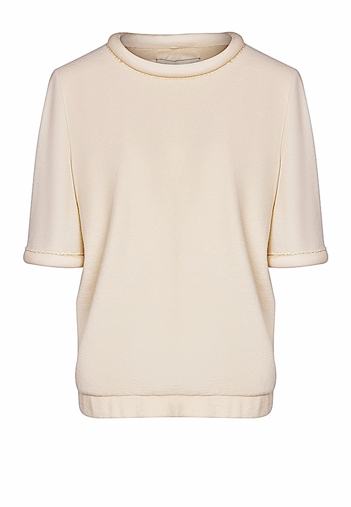 Топ-блуза молочная
