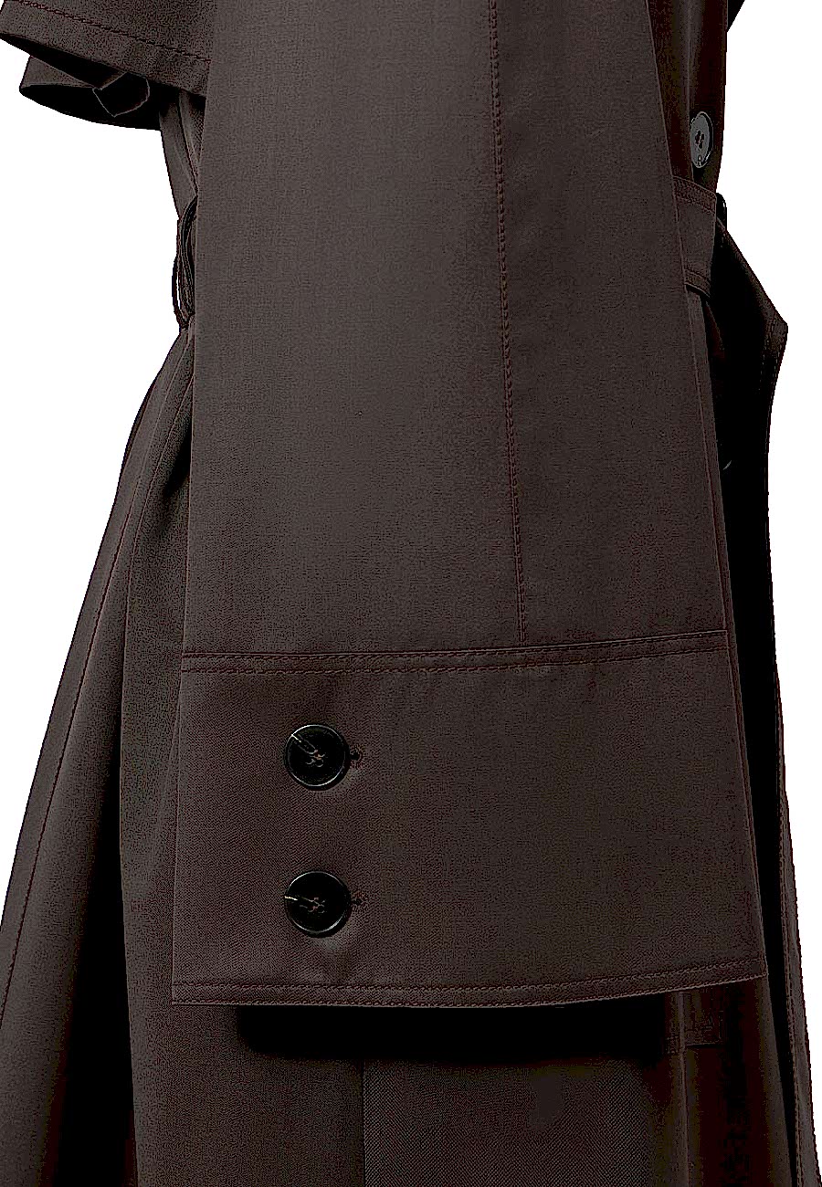 Плащ коричневый