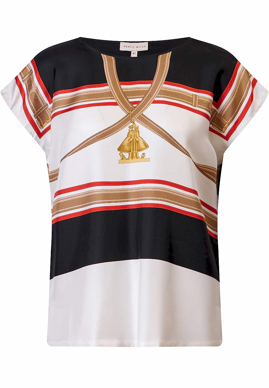 Топ черный "платок"