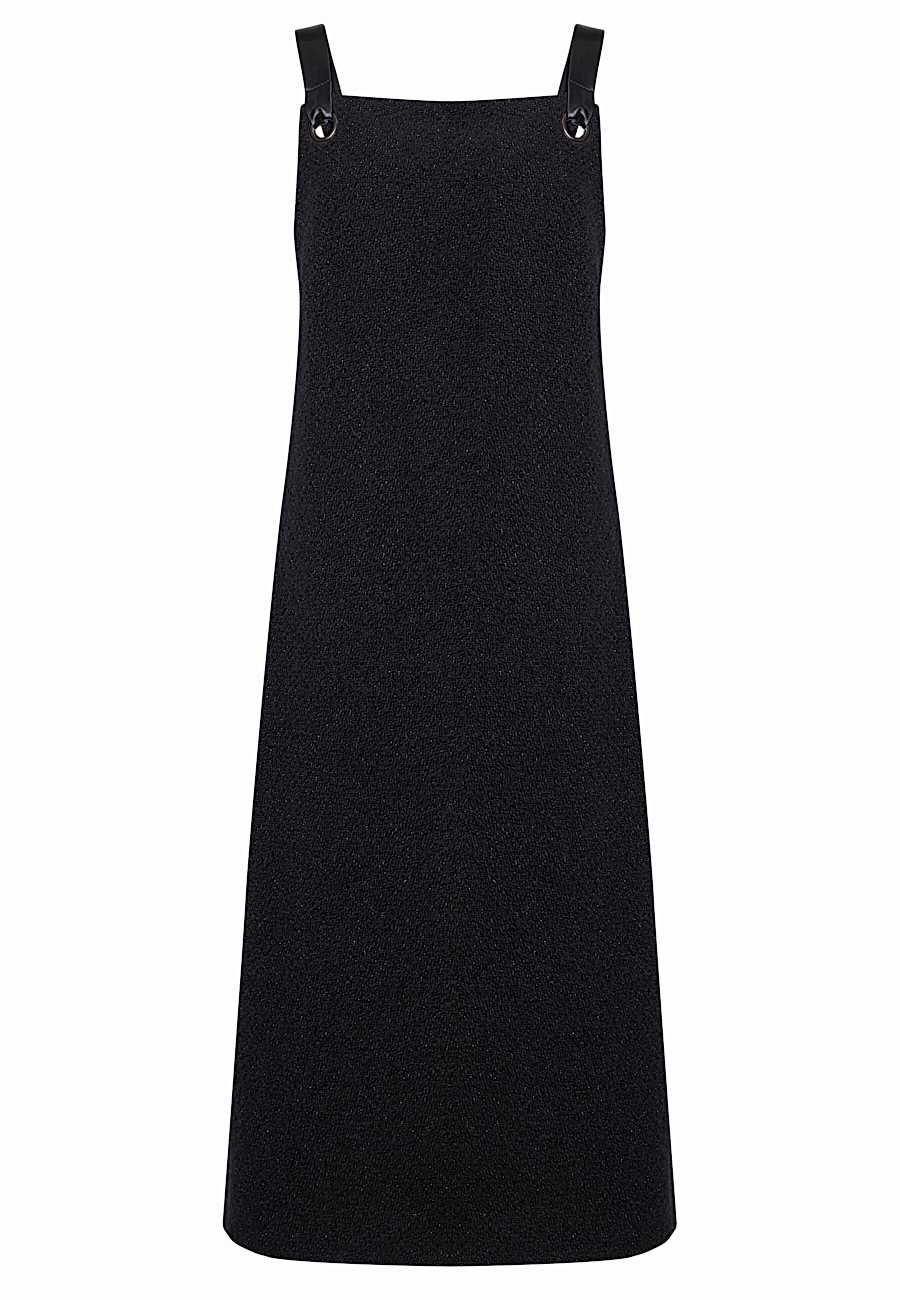 Сарафан черный с люрексом