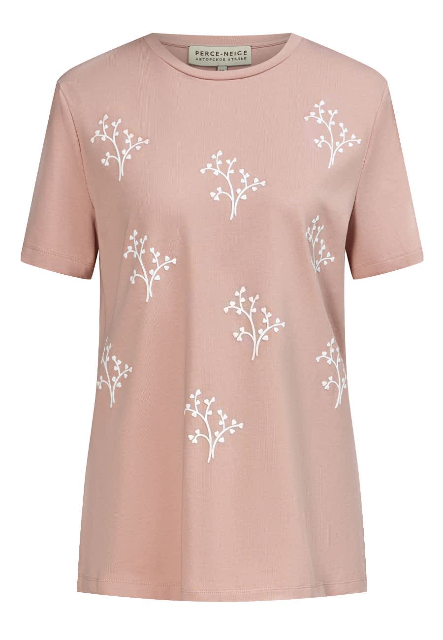 Футболка розовая