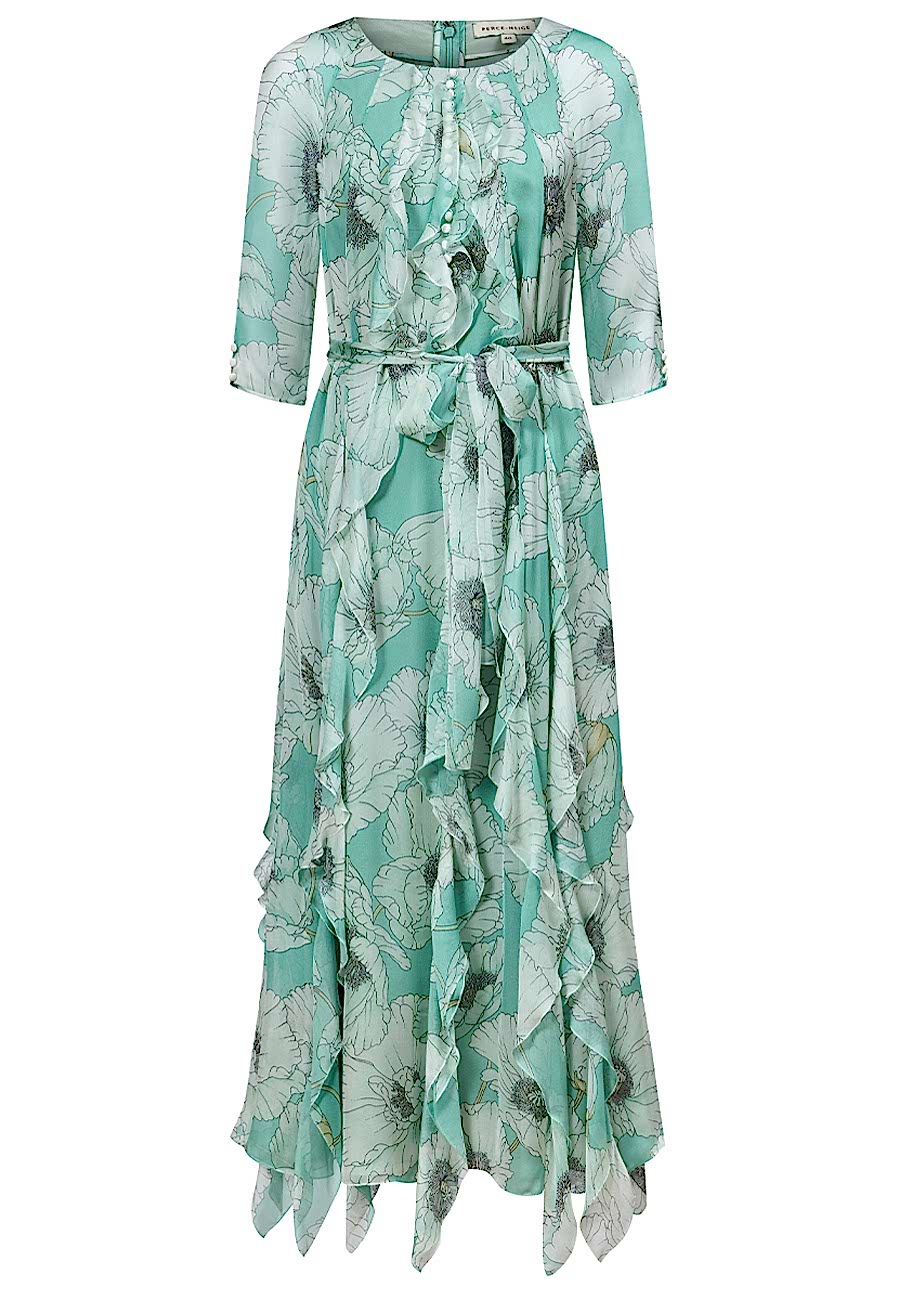 Платье бирюзовое