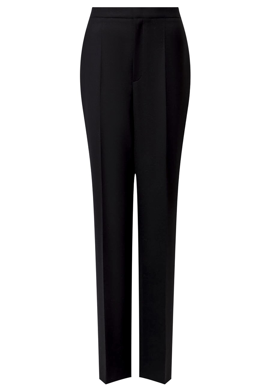 Брюки со стрелками черные